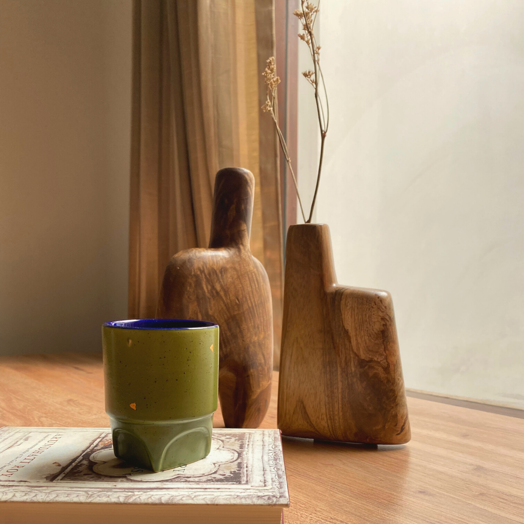 Wooden Vases