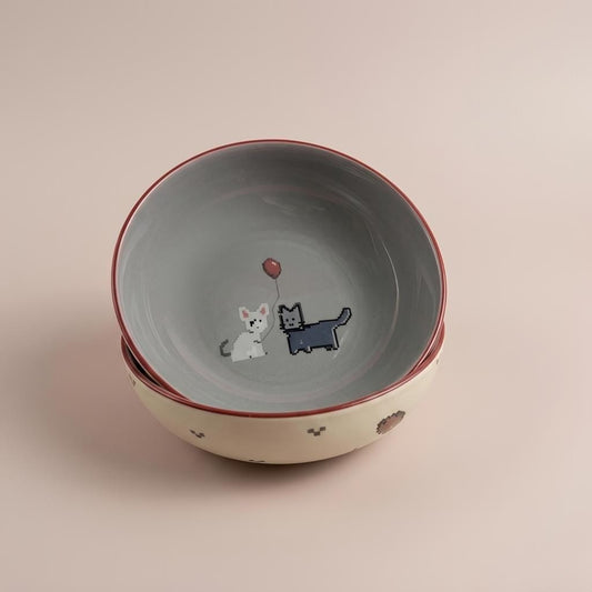 Pixie and Pixel Cereal Bowl
