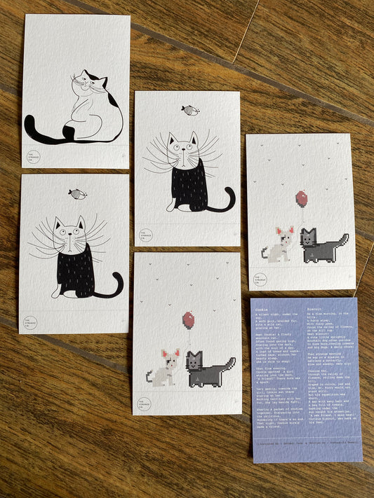 Misfit Story Post Cards (Set of 3)
